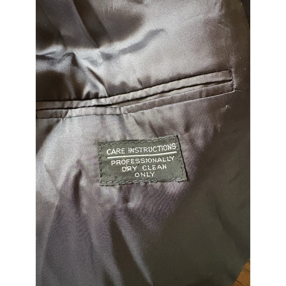 Conte di Roma Men's 2 Piece Suit Blazer Jacket & Pants Dark Blue 42L - Picture 5 of 13